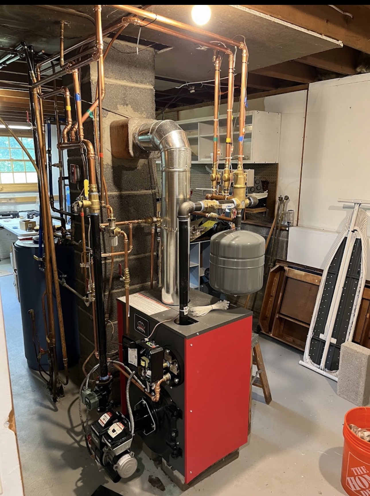 Precision copper boiler installation by Noble Service
